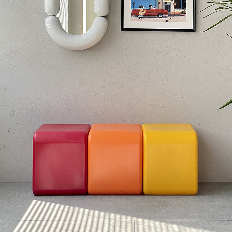 Arrow-Shape Footstool