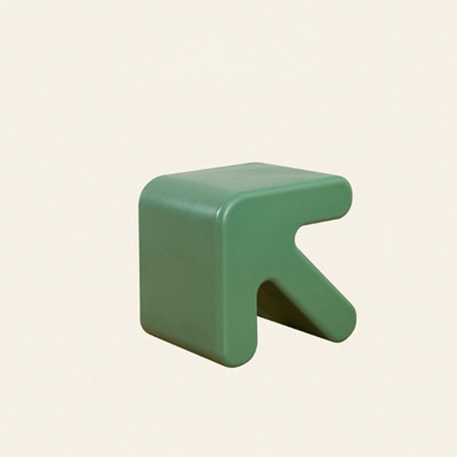 Arrow-Shape Footstool
