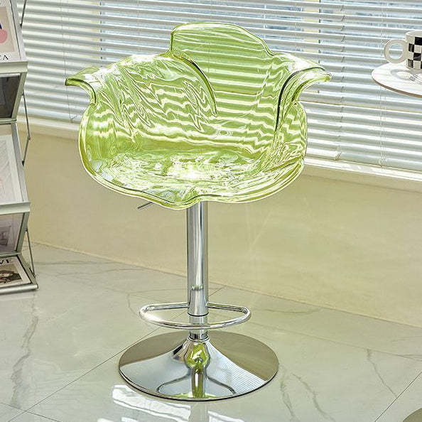 Nordic Bud Injection Iron Bar Stool — Black Spray Paint / Fruit Green