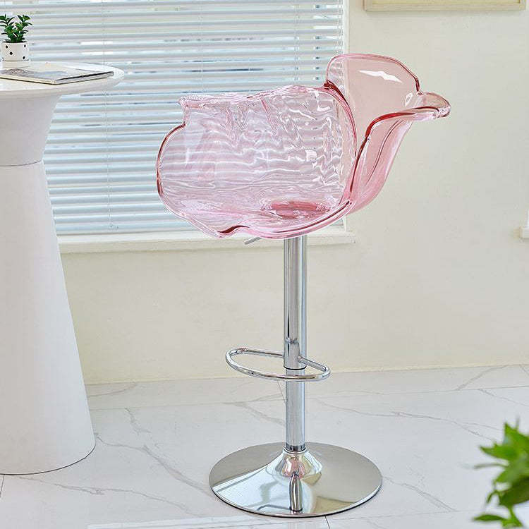 Gray iron injection bud bar & counter stools - nordic — Pink / Silver