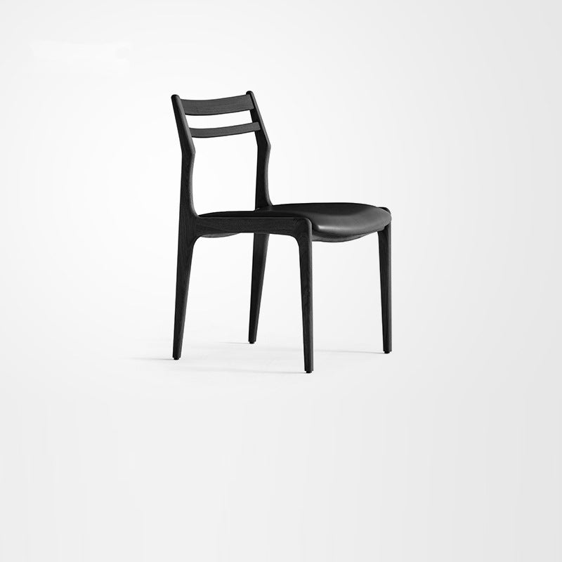 Retro Leather Ash Dining Chair