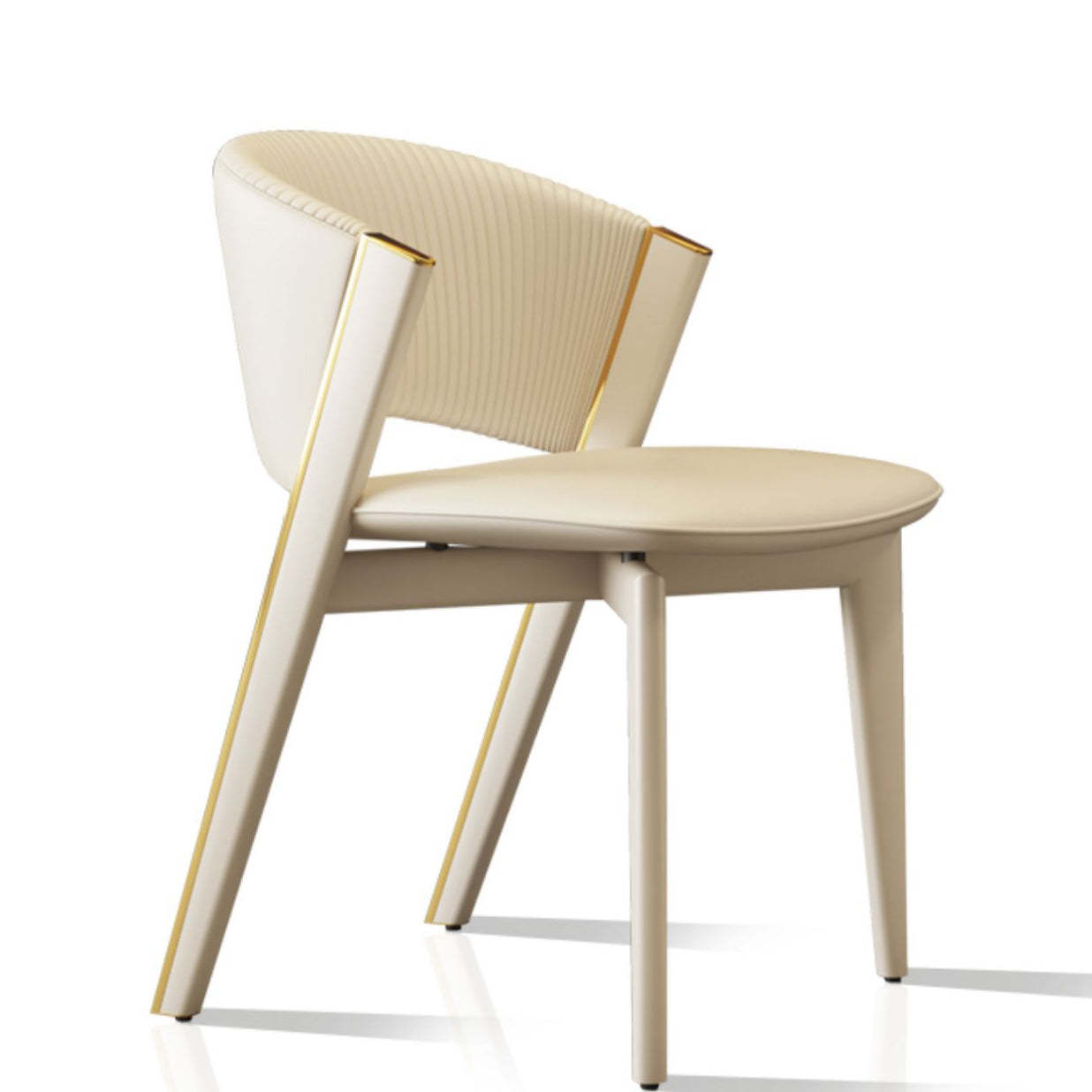 Scandinavian Sector PU Steel Dining Chair