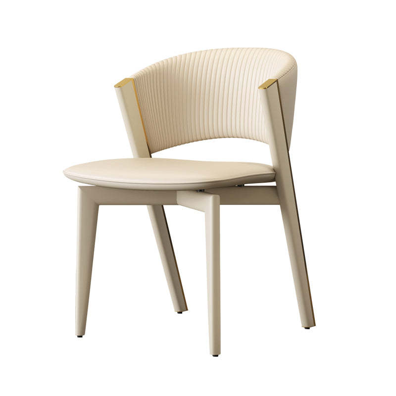 Scandinavian Sector PU Steel Dining Chair