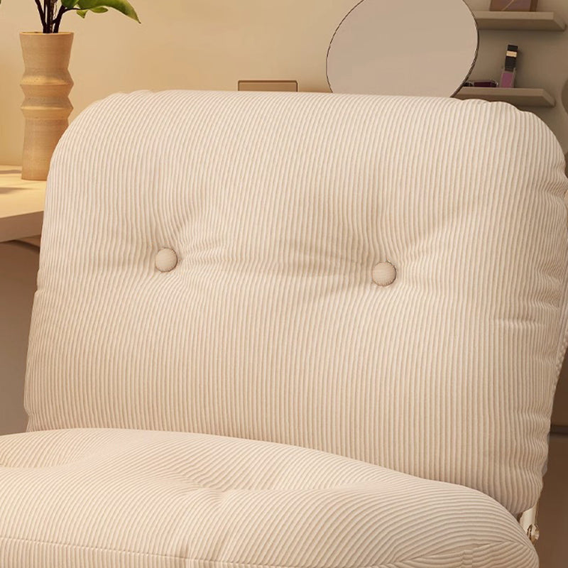 Nordic Corduroy Armless Sofa Backrest