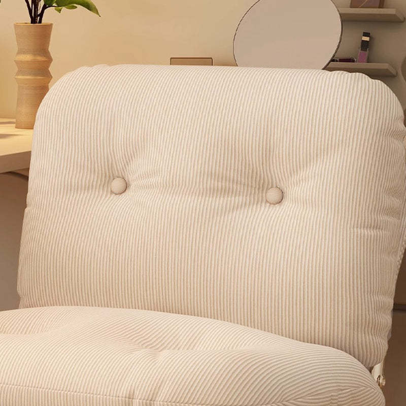 Nordic Corduroy Armless Sofa Backrest