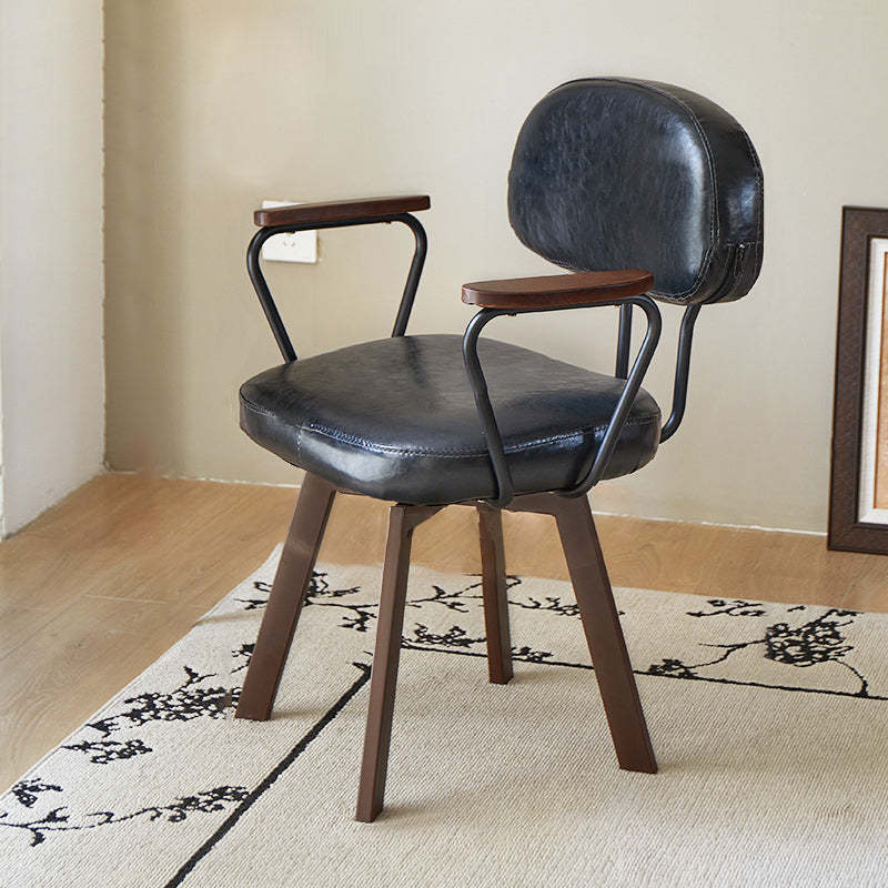 Green retro desk office chairs
