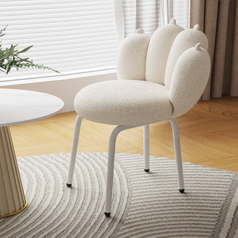 Nordic Bear Paw Swivel Lambswool Vanity Stool