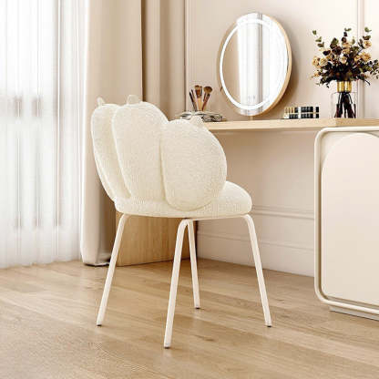 Nordic Bear Paw Swivel Lambswool Vanity Stool