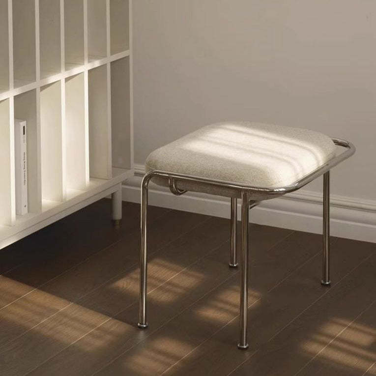 Nordic Carbon Steel Vanity Stool