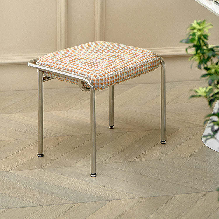 Nordic Carbon Steel Vanity Stool