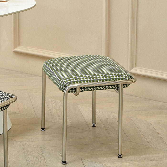 Nordic Carbon Steel Vanity Stool