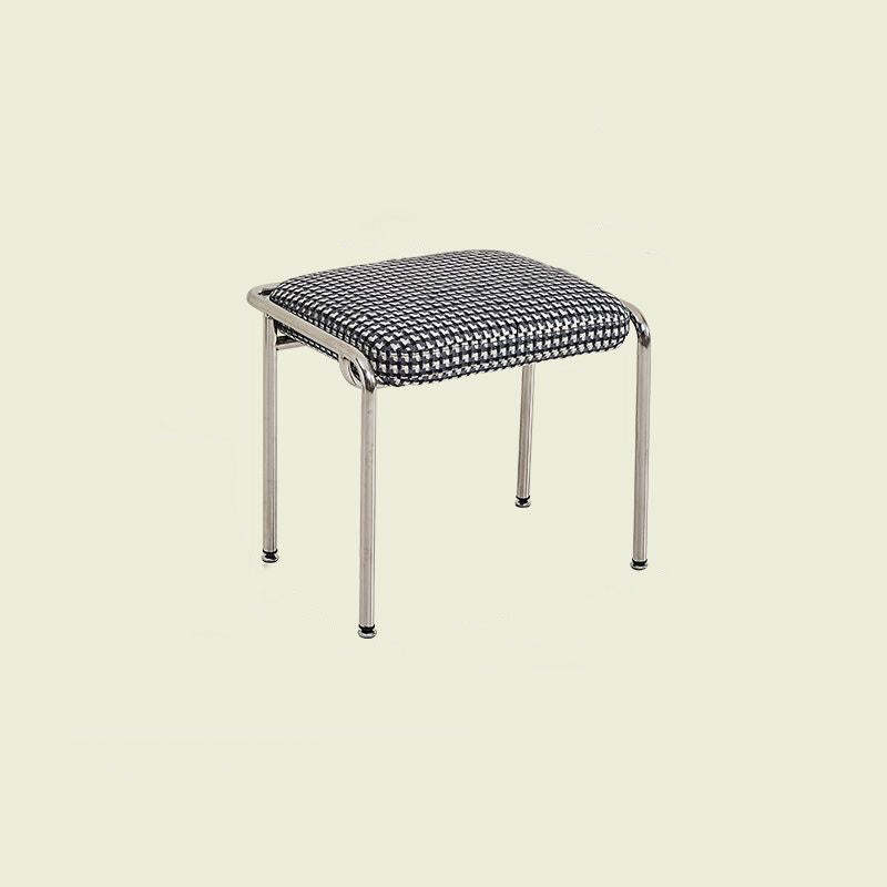 Nordic Carbon Steel Vanity Stool