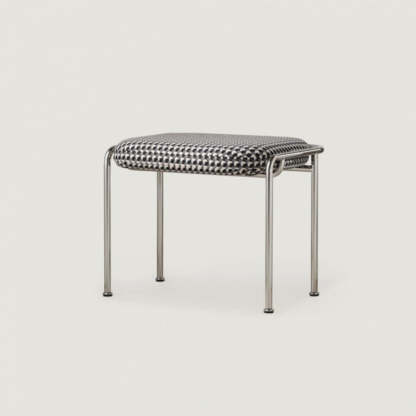 Nordic Carbon Steel Vanity Stool