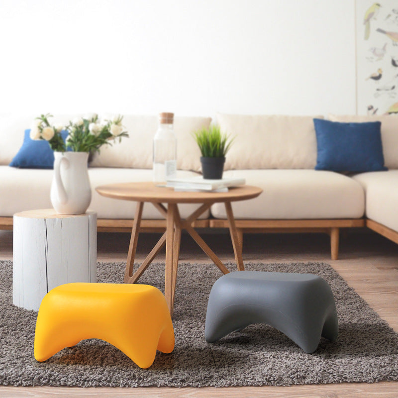 Nordic Trapezoid Kids Low Stool