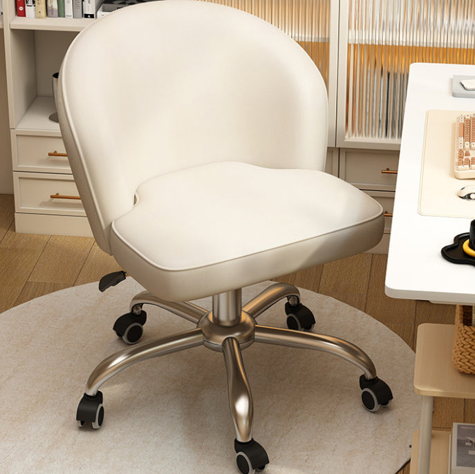 Nordic Leather Plastic Swivel Desk Chair