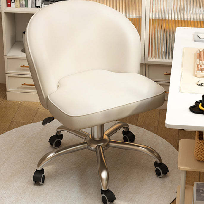 Nordic Leather Plastic Swivel Desk Chair