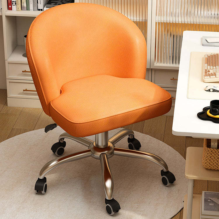 Nordic Leather Plastic Swivel Desk Chair