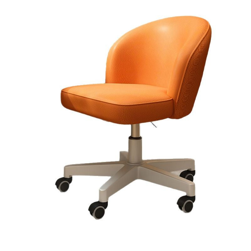 Nordic Leather Plastic Swivel Desk Chair