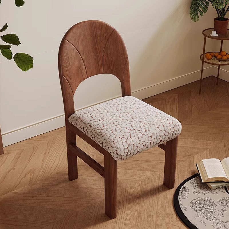 French Arc Jacquard Ash Dining Chair