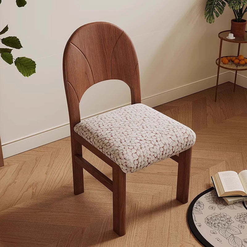French Arc Jacquard Ash Dining Chair