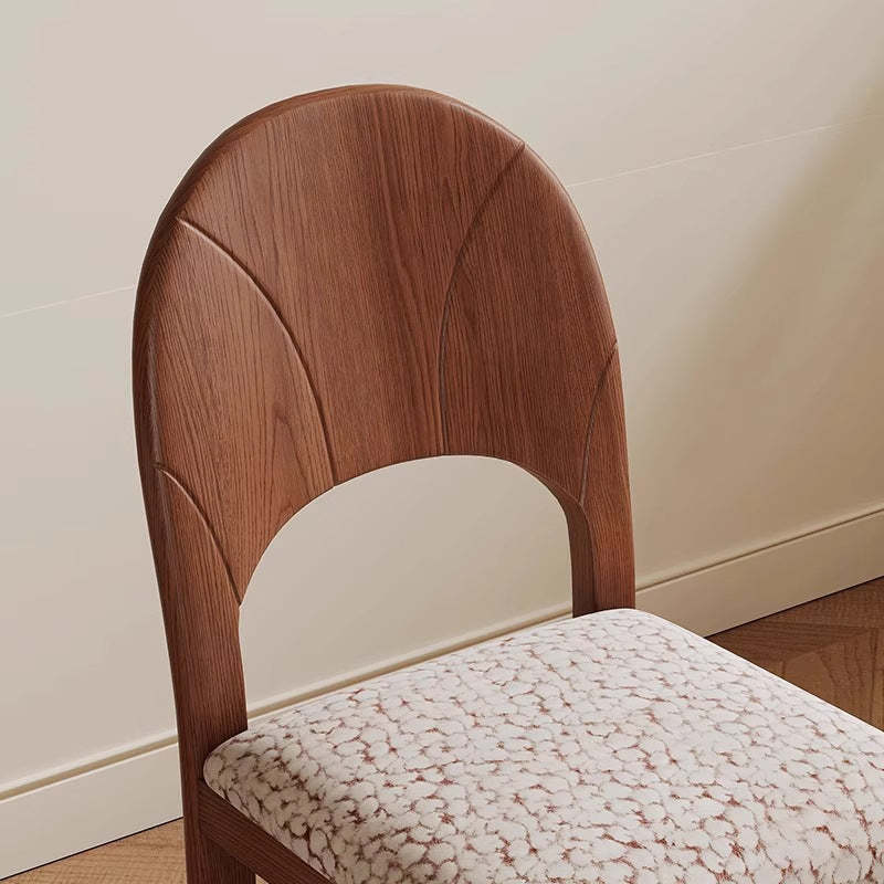 French Arc Jacquard Ash Dining Chair