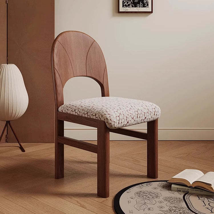 French Arc Jacquard Ash Dining Chair