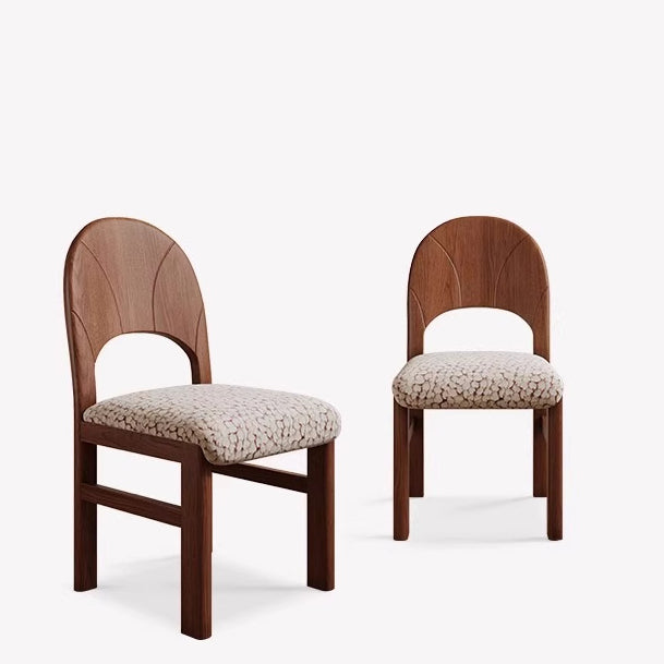 French Arc Jacquard Ash Dining Chair