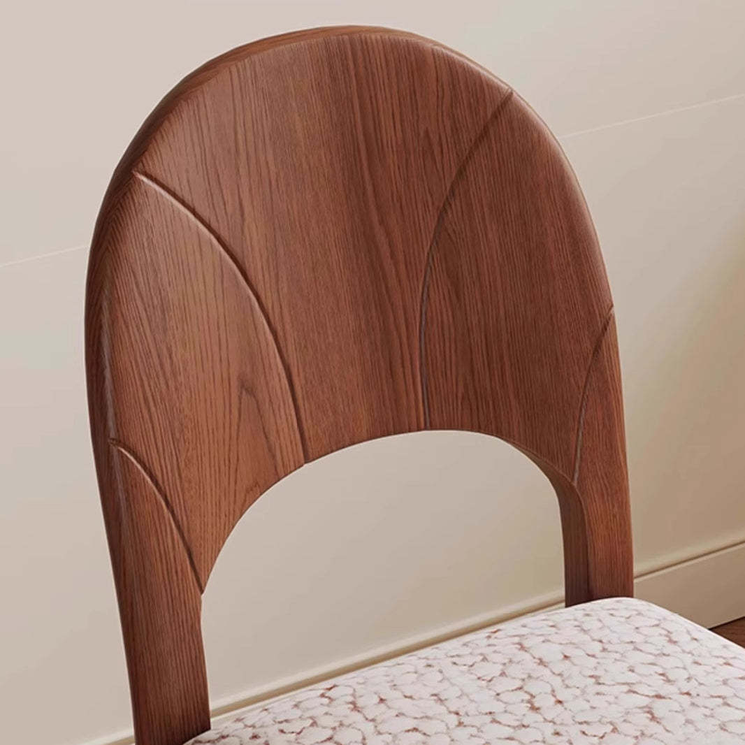 French Arc Jacquard Ash Dining Chair