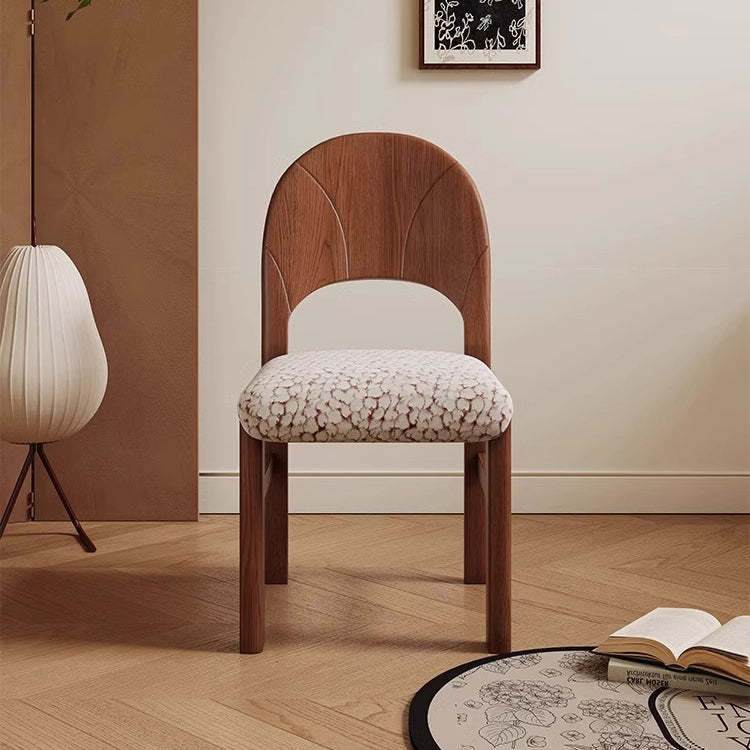 French Arc Jacquard Ash Dining Chair