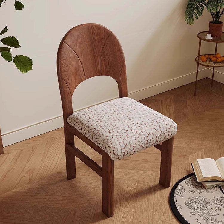 French Arc Jacquard Ash Dining Chair