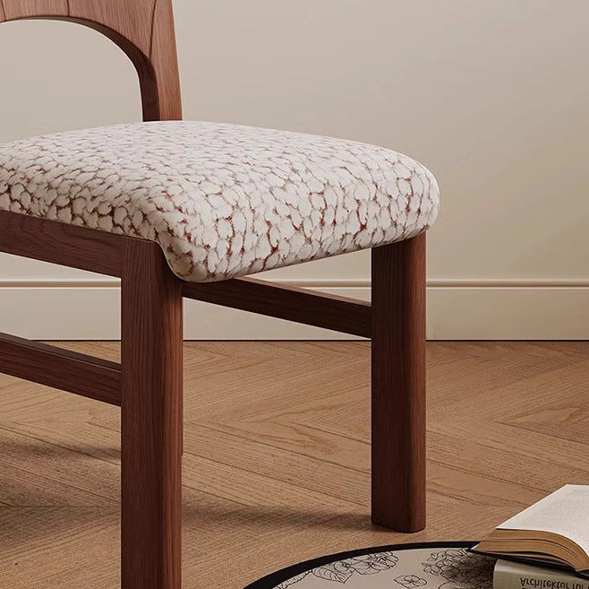 French Arc Jacquard Ash Dining Chair