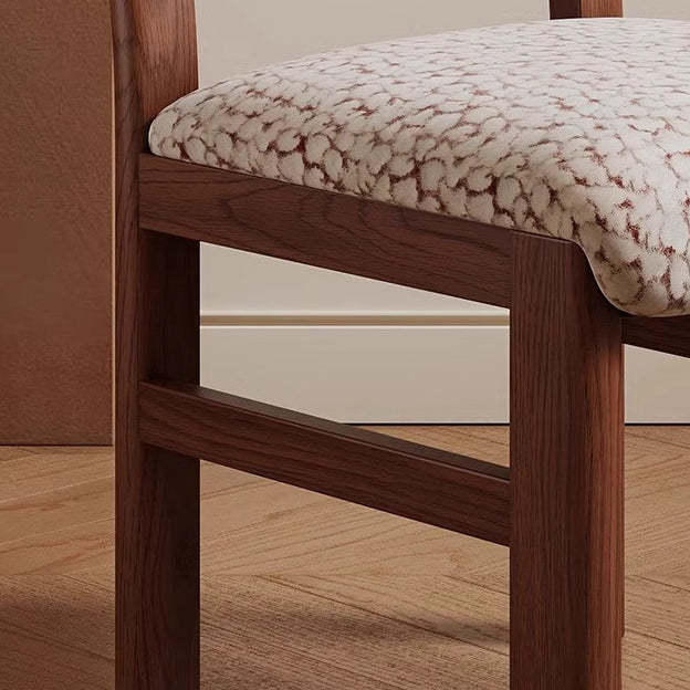 French Arc Jacquard Ash Dining Chair