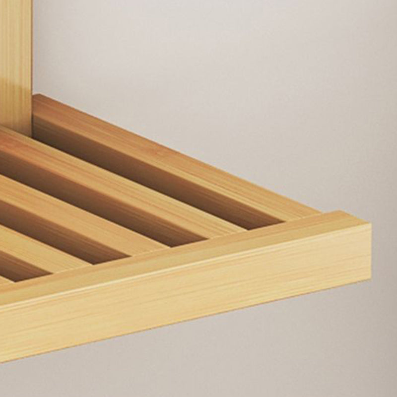 Contemporary Bamboo Wall-Mount Foldable Footstool
