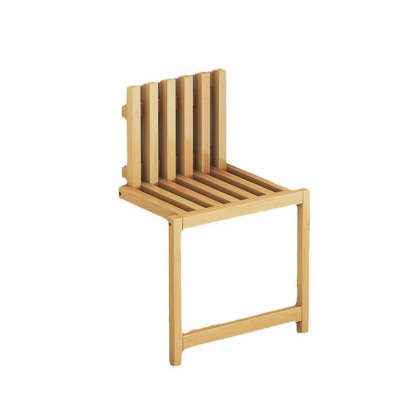 Contemporary Bamboo Wall-Mount Foldable Footstool
