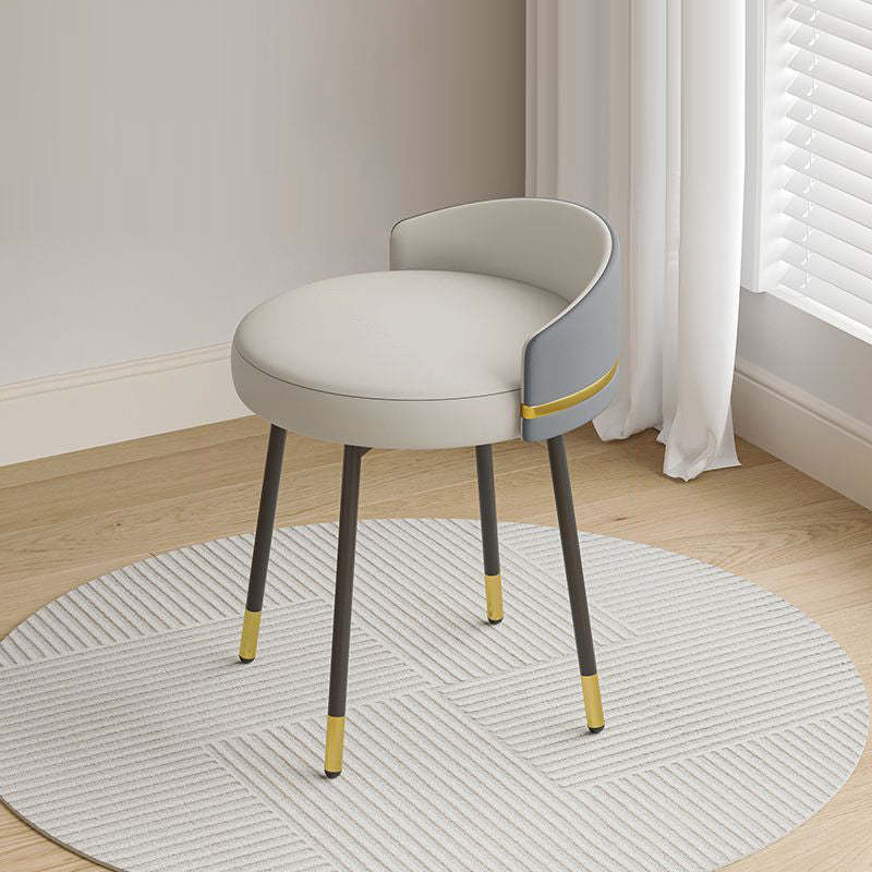 Nordic vanity back gray vanity stools