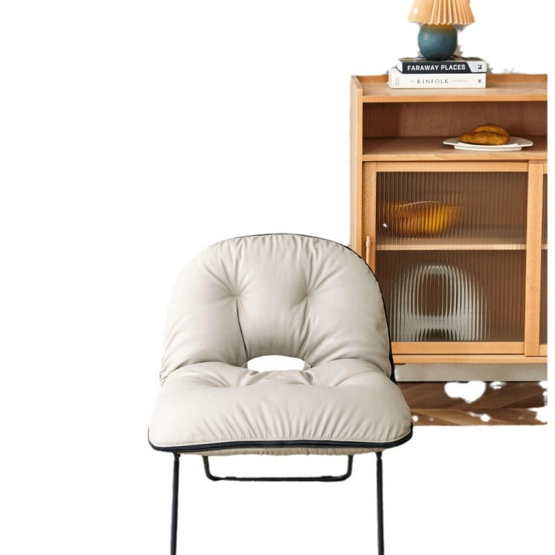 Nordic Foldable Leather Iron Sofa
