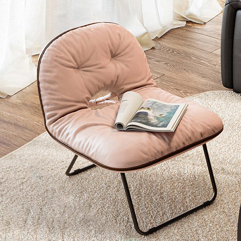Nordic Foldable Leather Iron Sofa