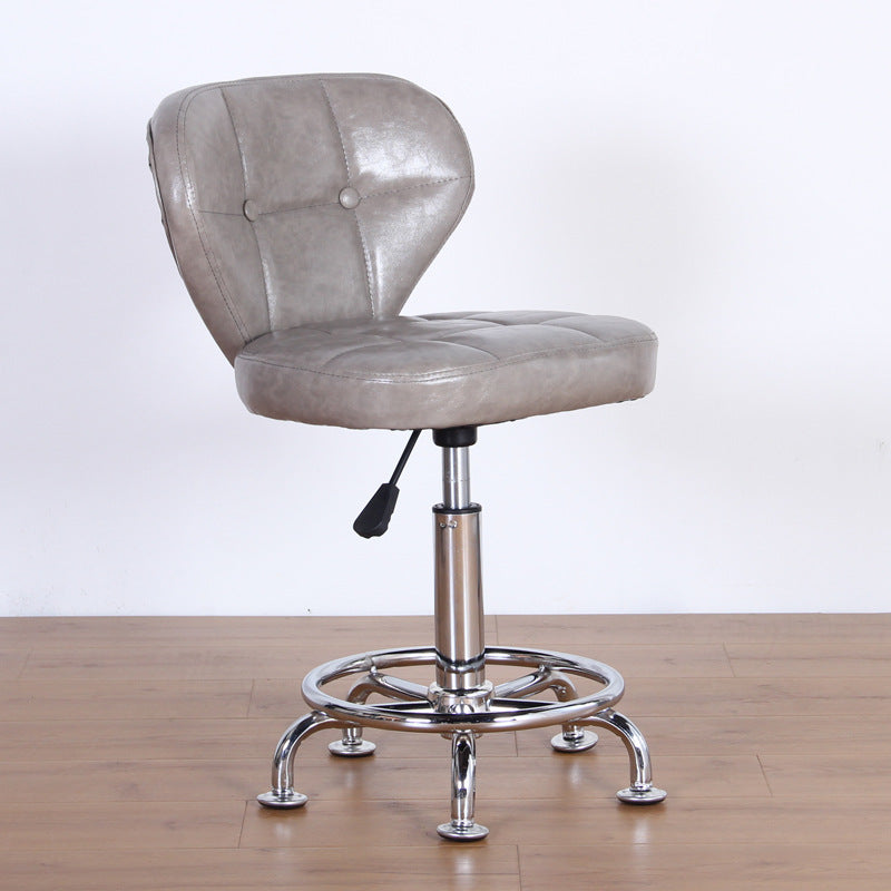 Nordic Leather Steel Swivel Desk Chair