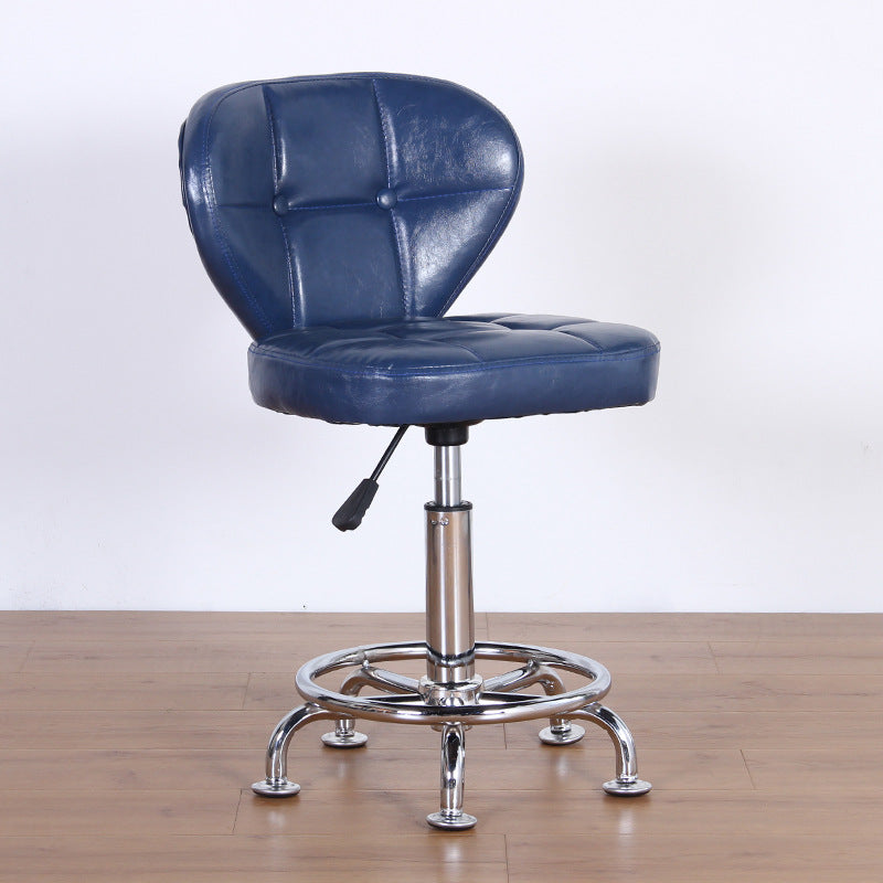 Nordic Leather Steel Swivel Desk Chair