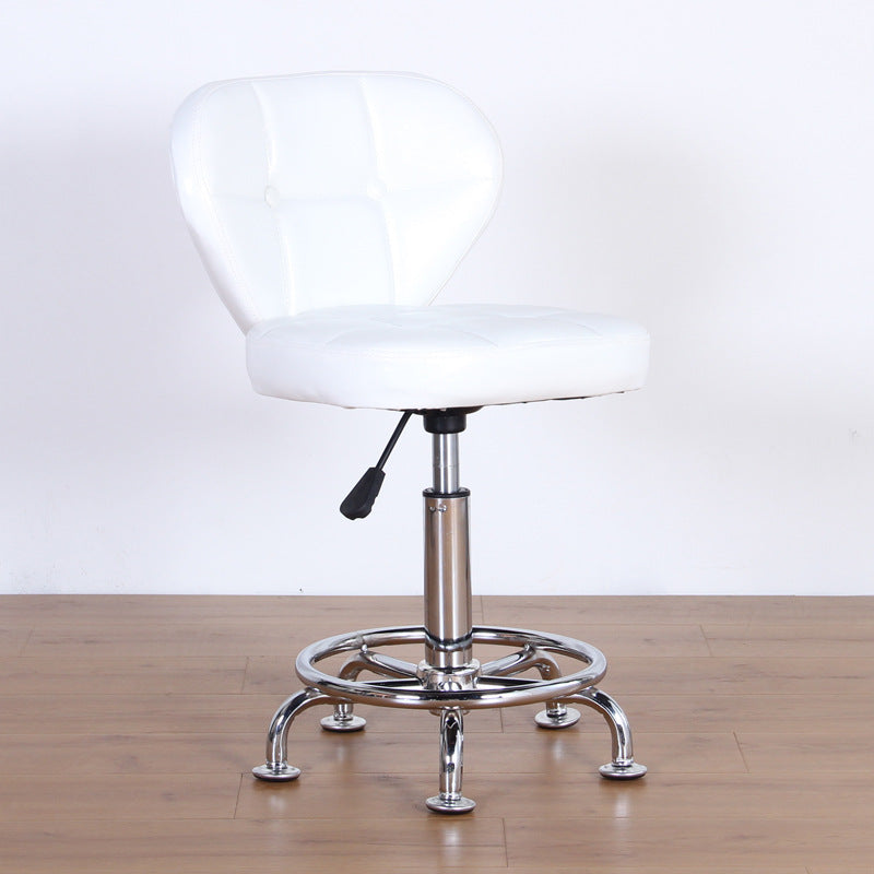 Nordic Leather Steel Swivel Desk Chair