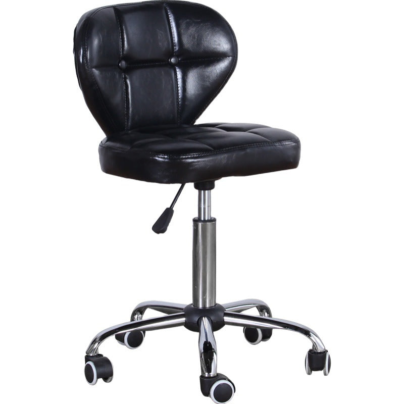 Nordic Leather Steel Swivel Desk Chair