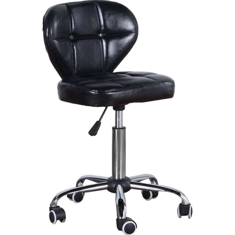 Nordic Leather Steel Swivel Desk Chair