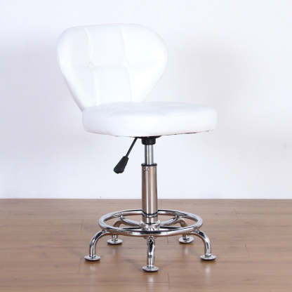 Nordic Leather Steel Swivel Desk Chair