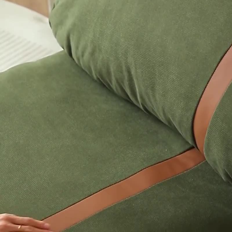 Nordic Stretchable Corduroy Iron Tatami Sofa
