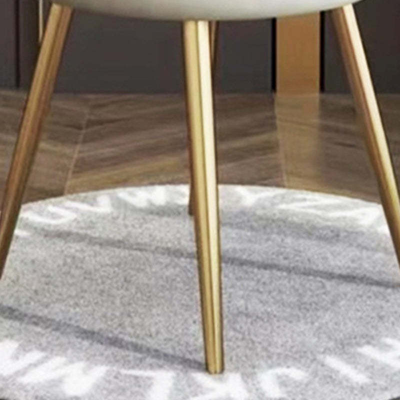 Nordic Petal Flannelette Steel Dining Chair