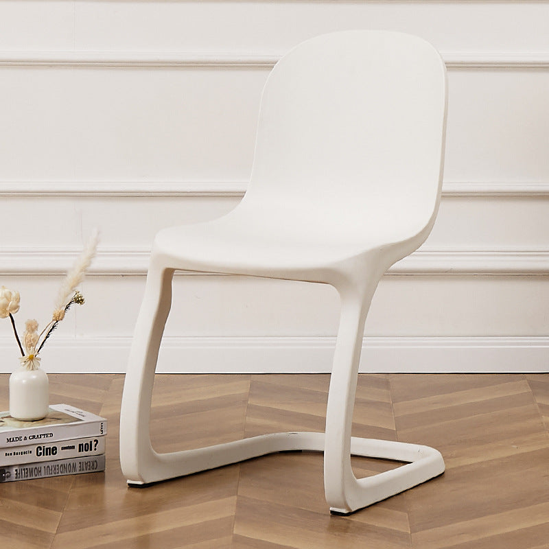 Nordic Arc Geometric Macaron Dining Chair