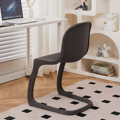 Nordic Arc Geometric Macaron Dining Chair