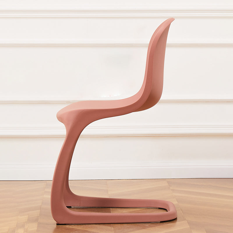 Nordic Arc Geometric Macaron Dining Chair