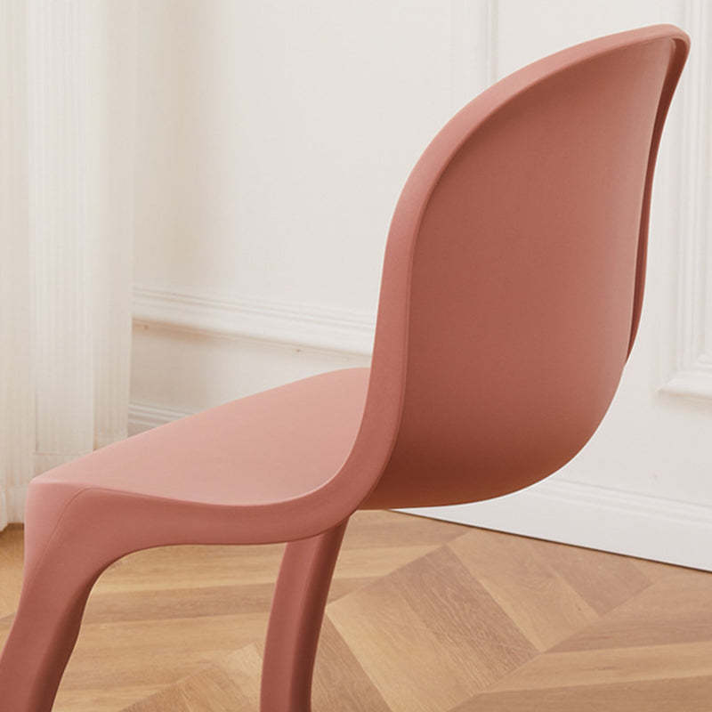 Nordic Arc Geometric Macaron Dining Chair