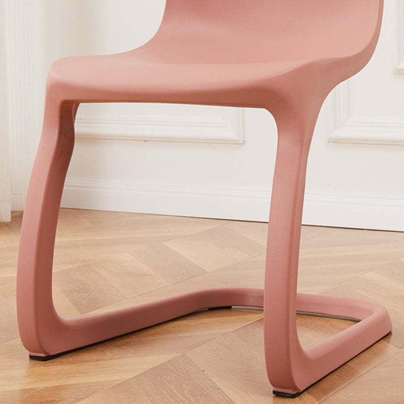 Nordic Arc Geometric Macaron Dining Chair